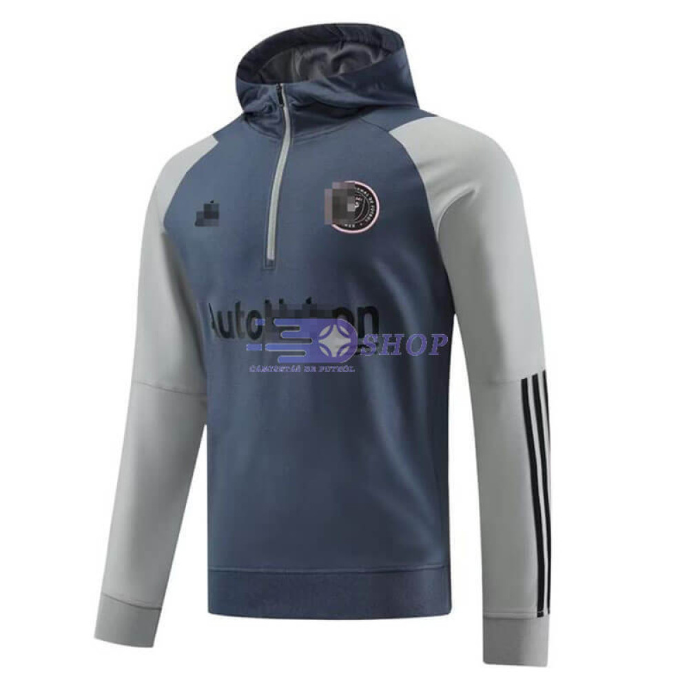 Sudadera de Entrenamiento Con Capucha Inter Miami Gris 2023/2024
