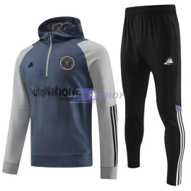 Sudadera de Entrenamiento Con Capucha Inter Miami Gris 2023/2024