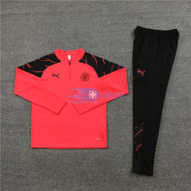 Sudadera de Entrenamiento Manchester City Naranja 2023/2024 Niño Kit