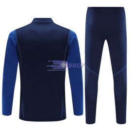 Sudadera de Entrenamiento Manchester United Azul 2023/2024 Niño Kit