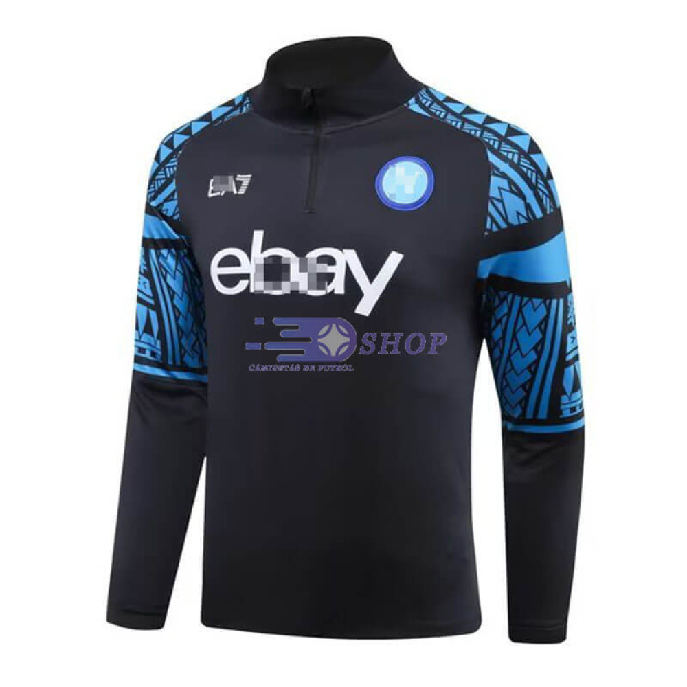 Sudadera de Entrenamiento Napoli Negro 2023/2024
