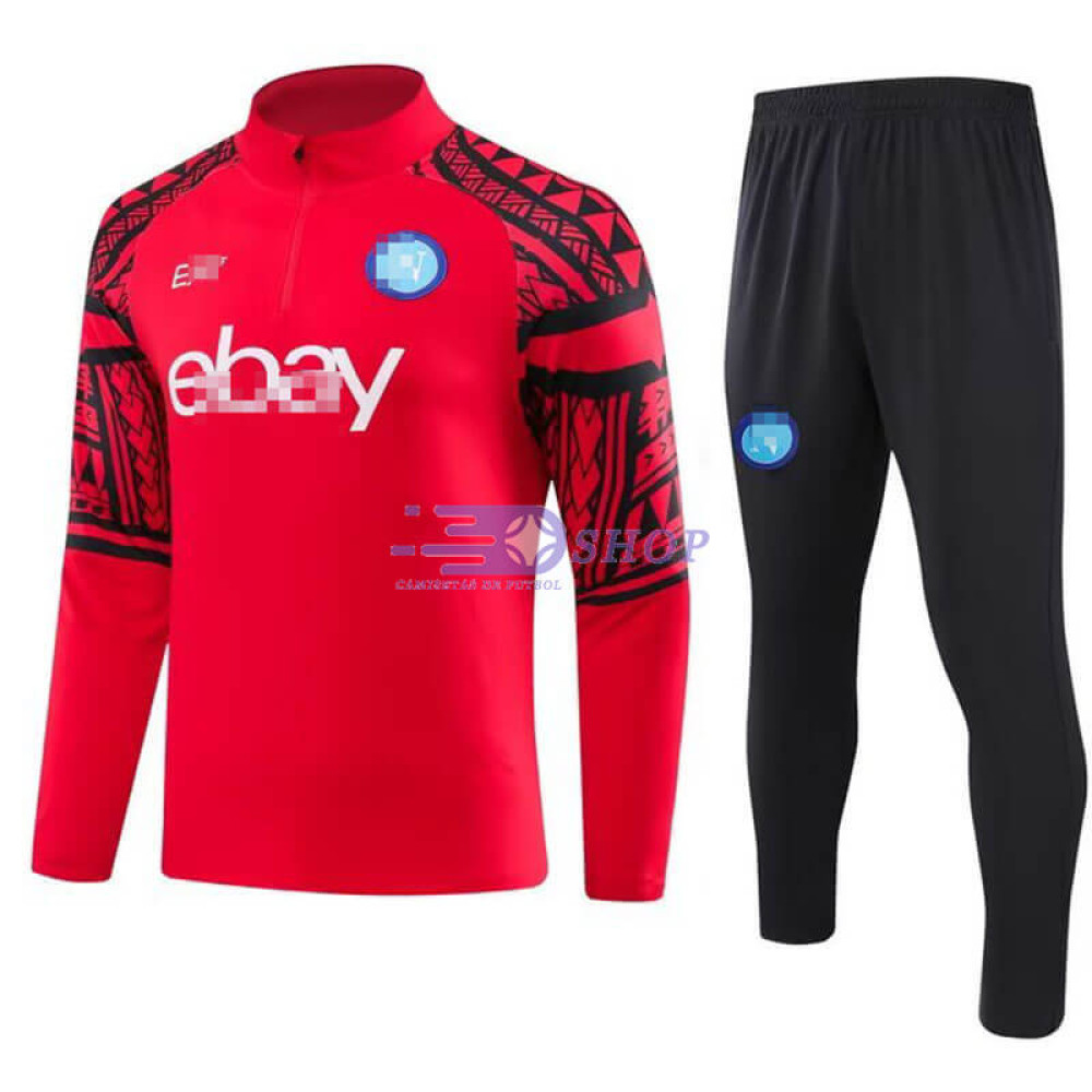 Sudadera de Entrenamiento Napoli Rojo 2023/2024 Kit