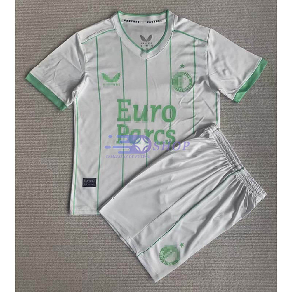 Camiseta Feyenoord 2023/2024 3ª Equipación Niño Kit