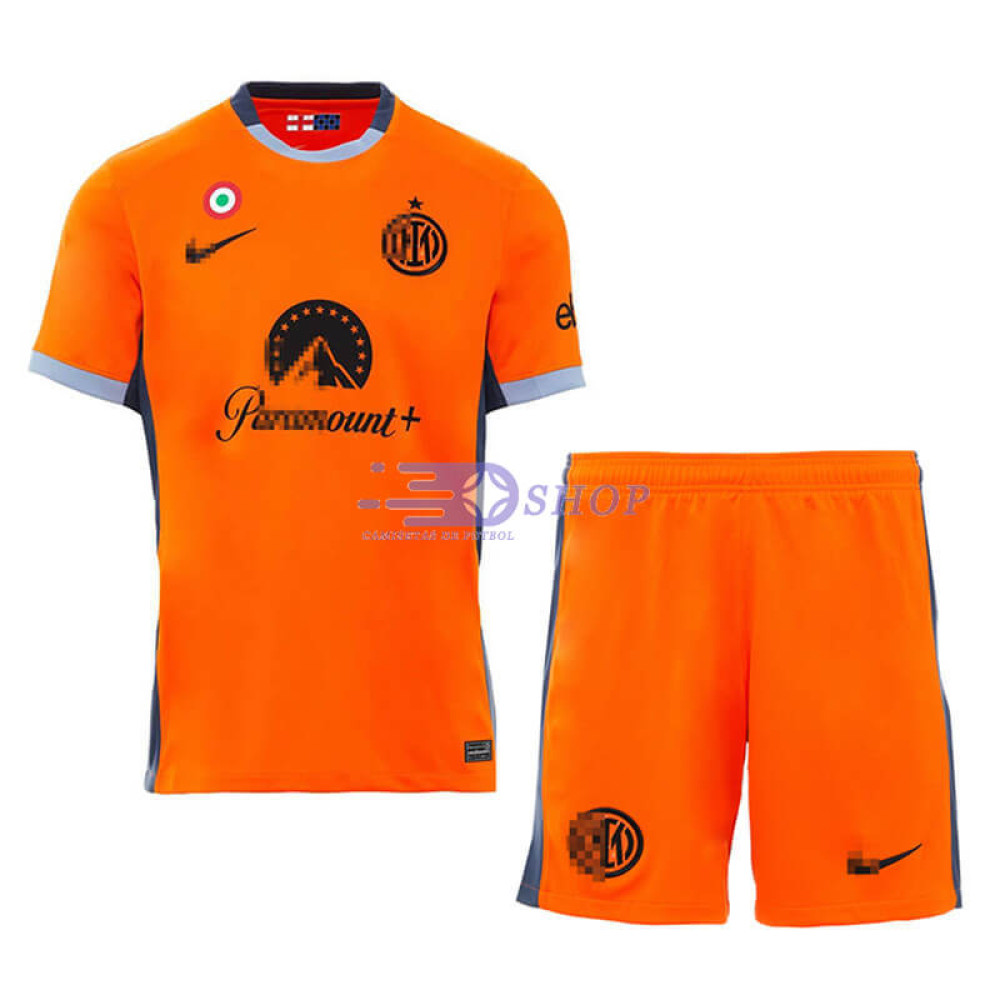 Camiseta Inter de Mlian 2023/2024 3ª Equipación Niño Kit