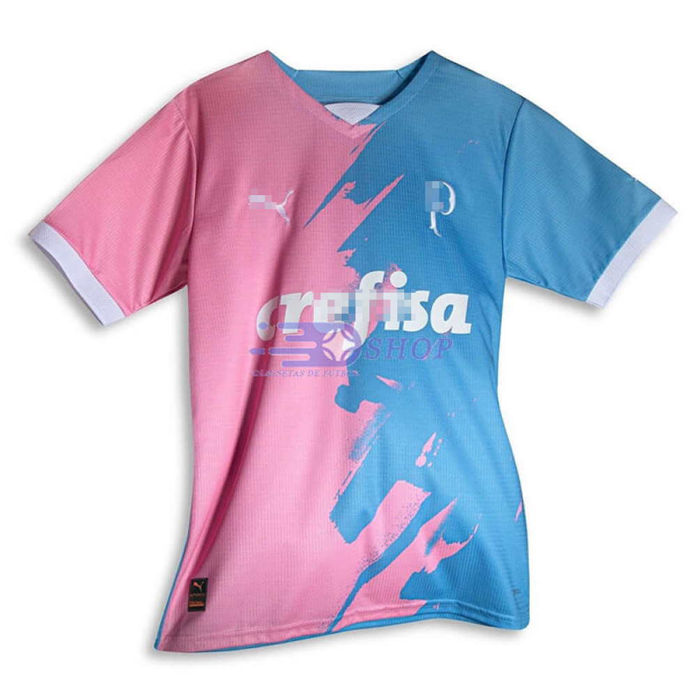 Camiseta Palmeiras 2023/2024 Rosa/Azul Especial Edición