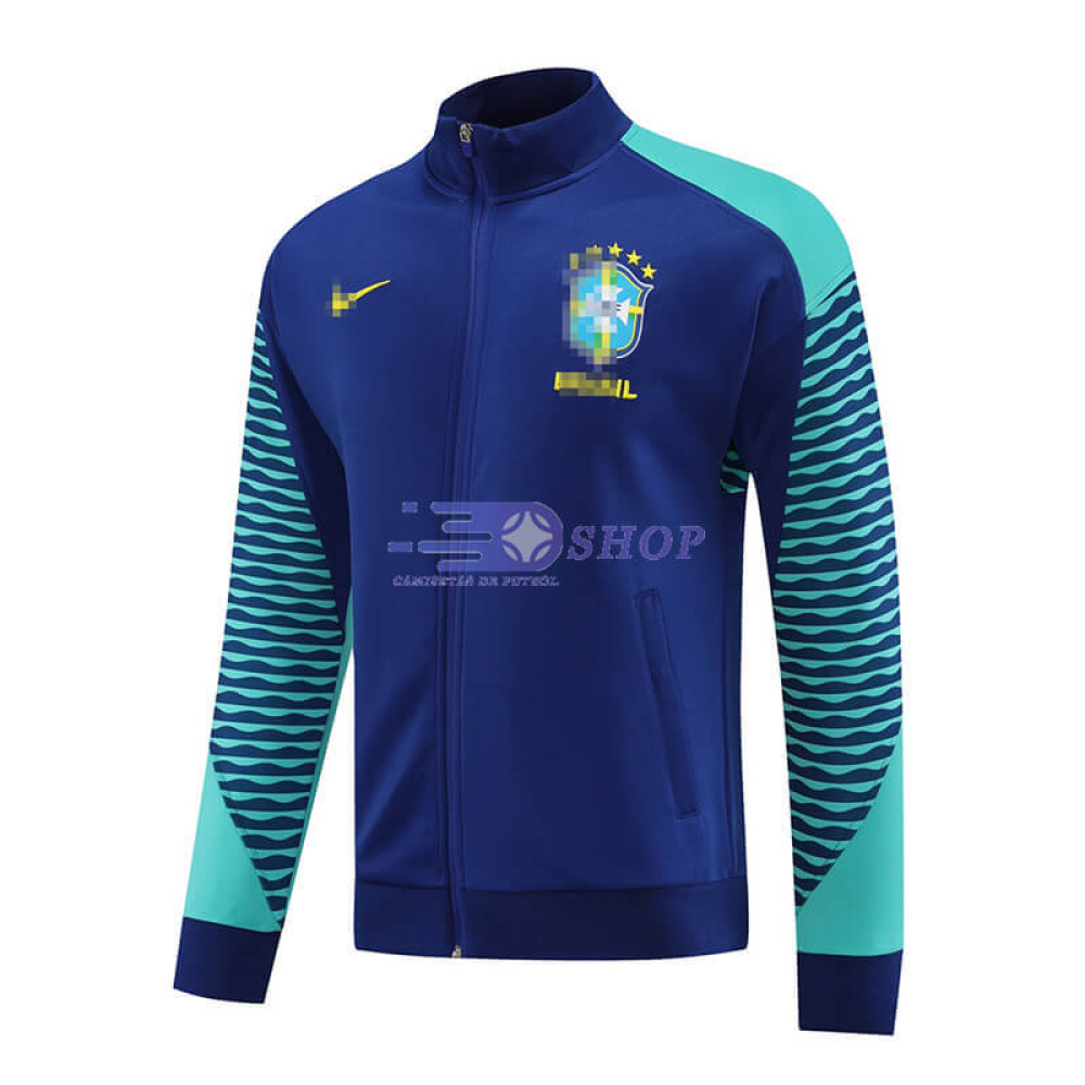 Chaqueta Brasil Azul/Verde 2023
