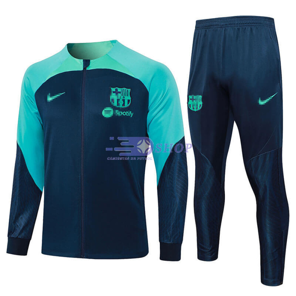 Chandal Barcelona Azul Marino/Verde 2023/2024