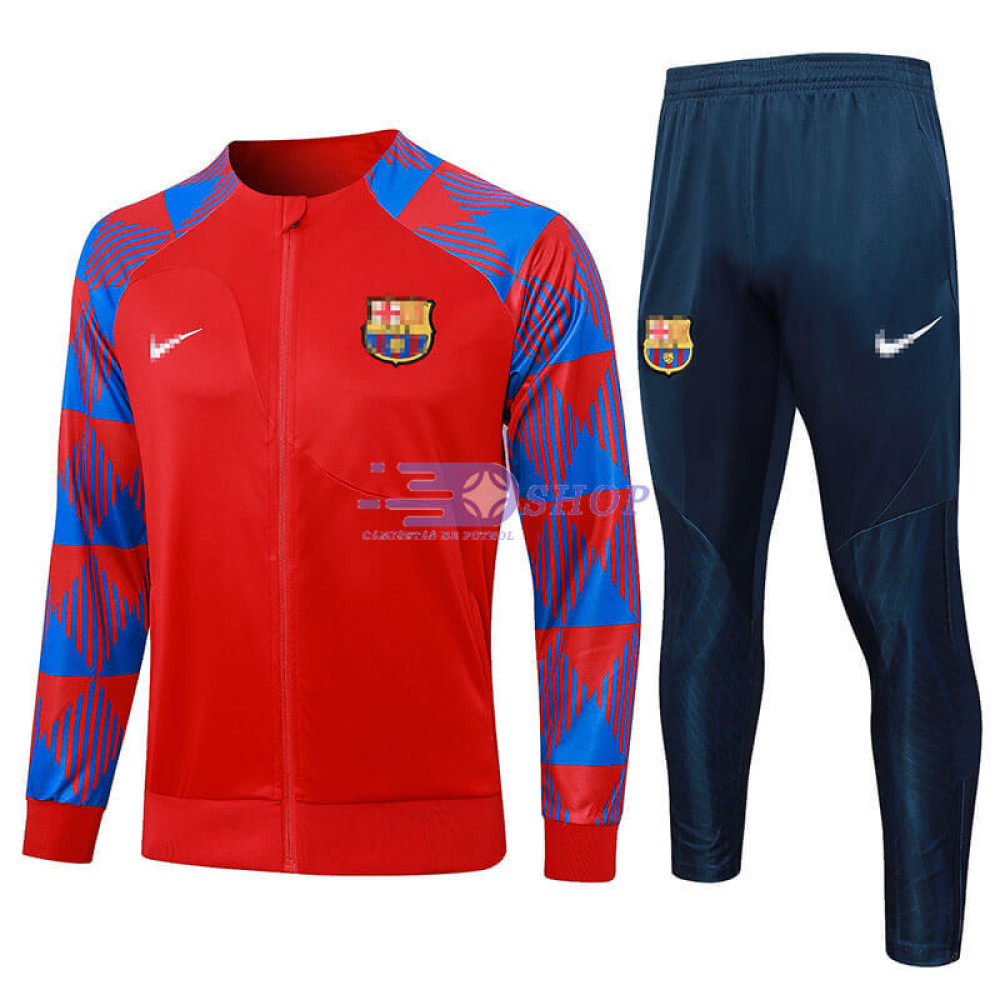 Chandal Barcelona Rojo/Azul 2023/2024