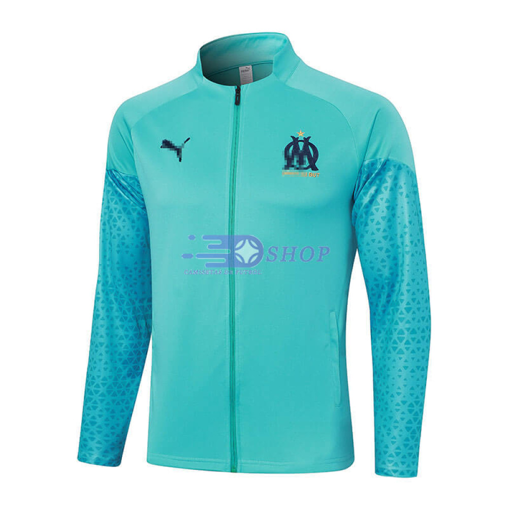 Chaqueta Olympique Marsella Turquesa 2023/2024
