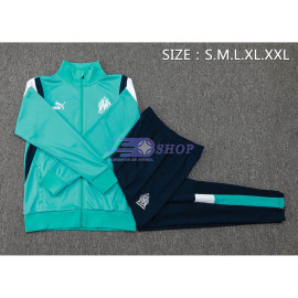 Chandal Olympique Marsella Turquesa/Blanco 2023/2024