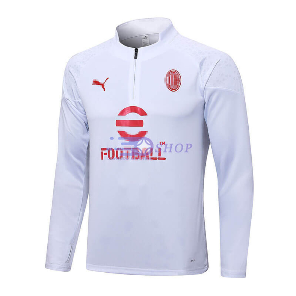 Sudadera de Entrenamiento AC Milan Blanco 2023/2024