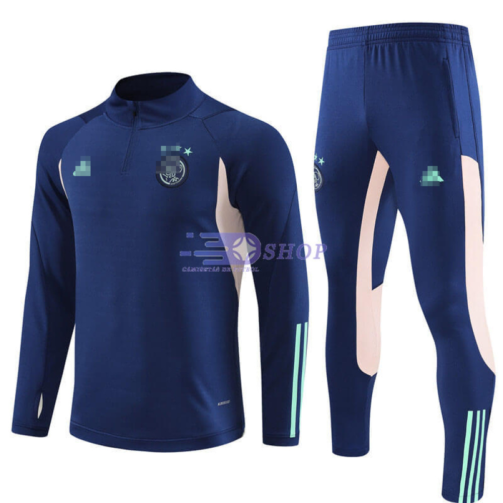 Sudadera de Entrenamiento Ajax de Ámsterdam Azul Oscuro 2023/2024 Kit
