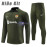 Sudadera de Entrenamiento Barcelona Verde Oscuro 2023/2024 Niño Kit