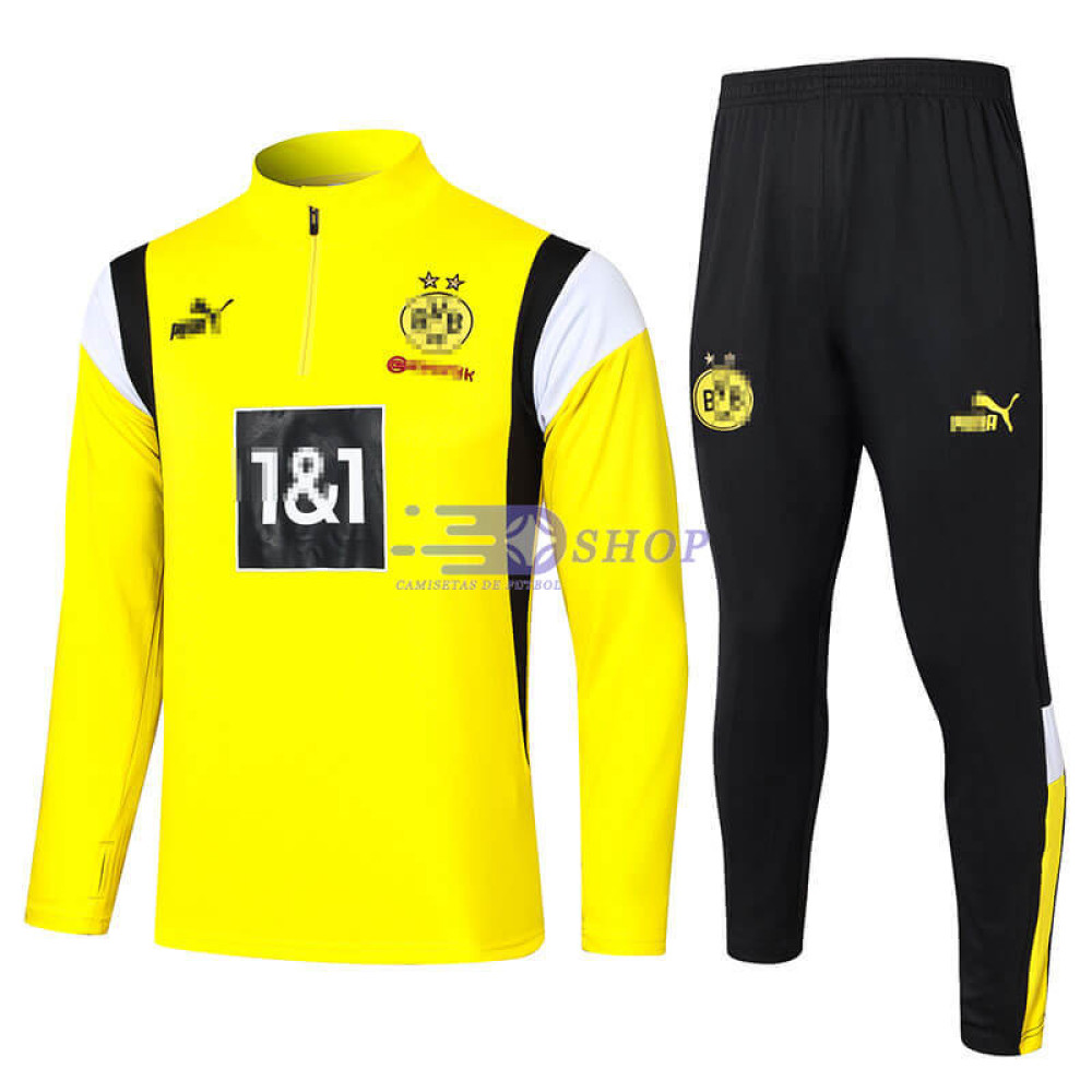 Sudadera de Entrenamiento Borussia Dortmund Amarillo/Negro 2023/2024 Kit