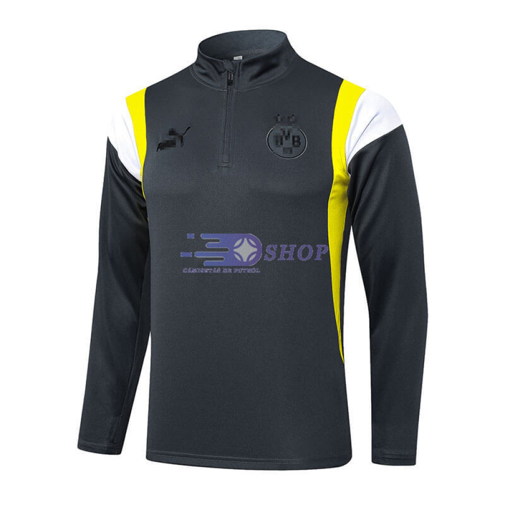 Sudadera de Entrenamiento Borussia Dortmund Gris Oscuro 2023/2024