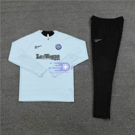 Sudadera de Entrenamiento Inter De Milan Gris Claro 2023/2024 Niño Kit