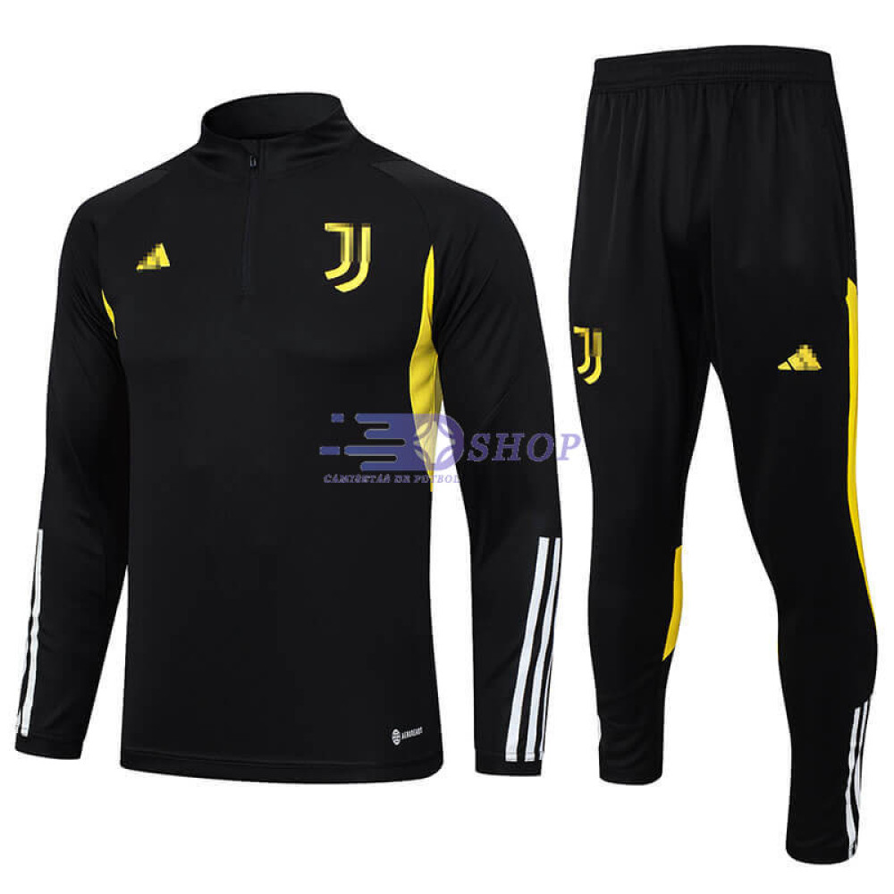 Sudadera de Entrenamiento Juventus Negro 2023/2024 Kit
