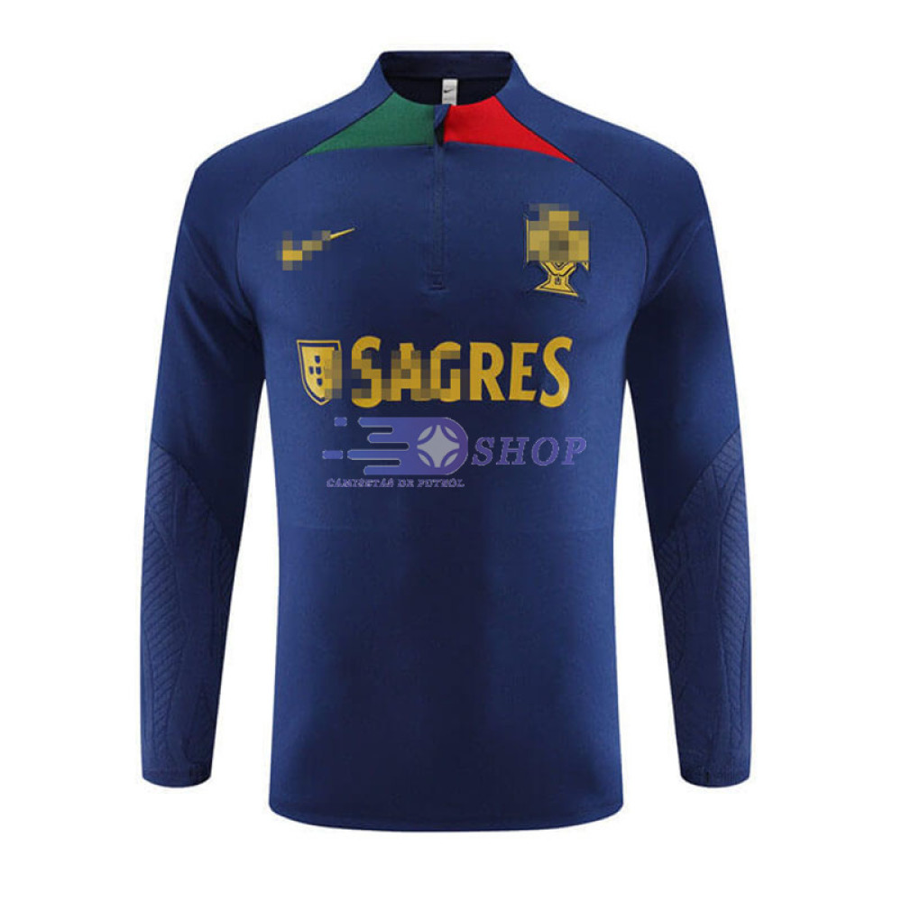 Sudadera de Entrenamiento Portugal Azul 2023