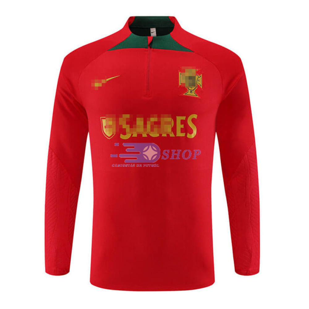 Sudadera de Entrenamiento Portugal Rojo 2023