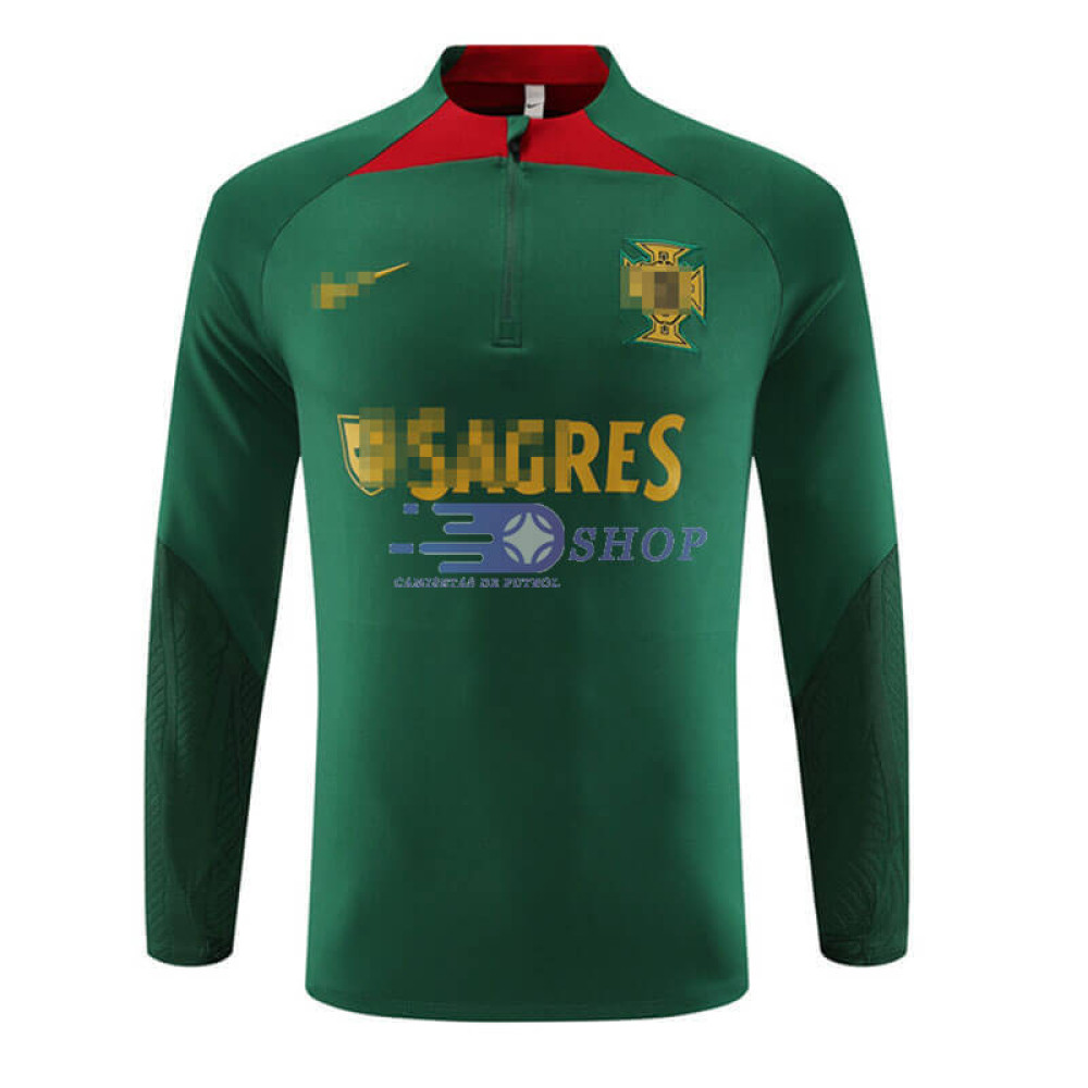 Sudadera de Entrenamiento Portugal Verde 2023