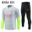 Sudadera de Entrenamiento PSG Gris/Verde Fluorescente 2023/2024 Niño Kit