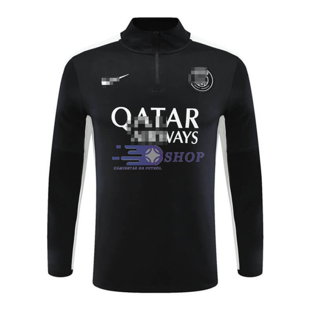Sudadera de Entrenamiento PSG Negro/Blanco 2023/2024