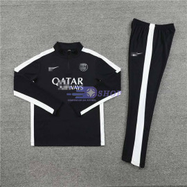 Sudadera de Entrenamiento PSG Negro/Blanco 2023/2024 Kit