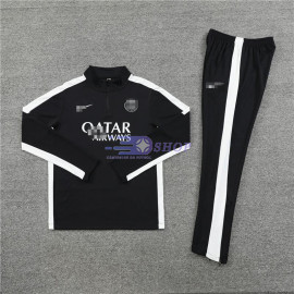 Sudadera de Entrenamiento PSG Negro/Blanco 2023/2024 Niño Kit