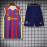 Camiseta de Entrenamiento Barcelona Sin Mangas Rojo/Azul/Amarillo 2023/2024 Kit
