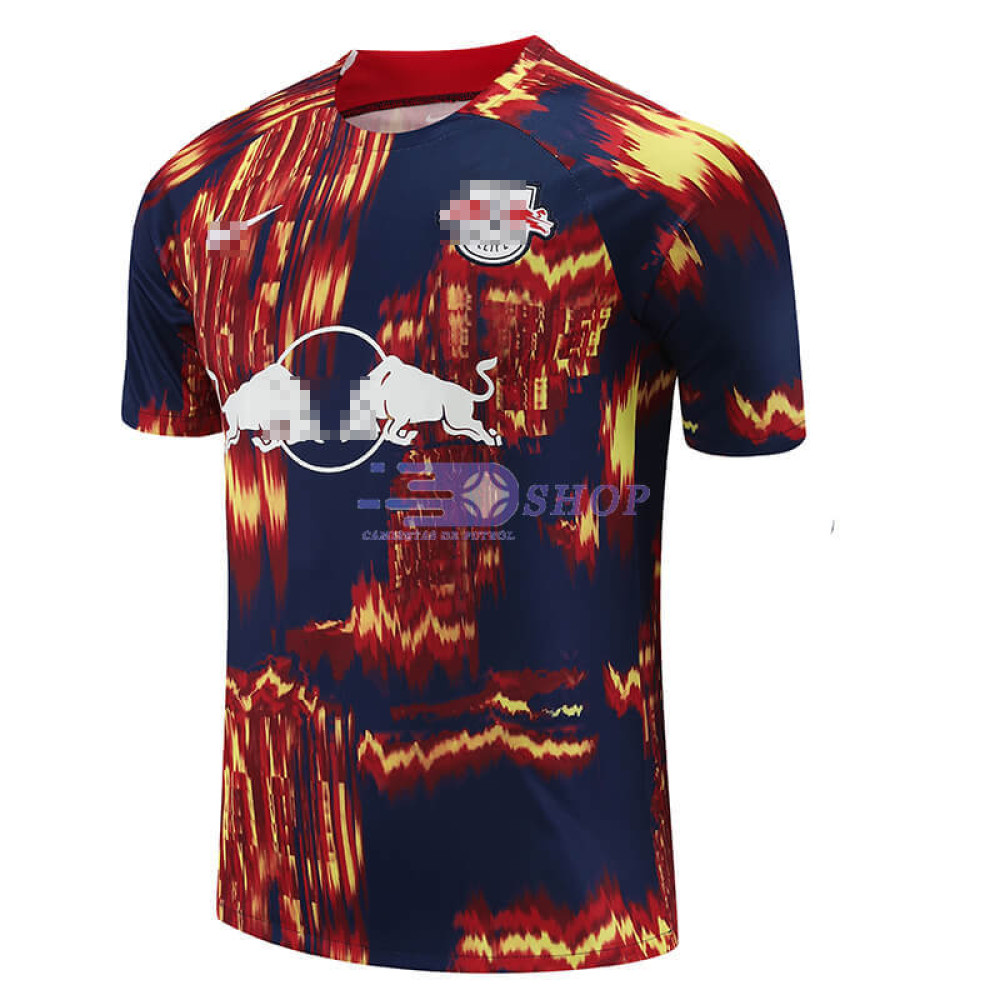 Camiseta de Entrenamiento Leipzig Azul/Rojo 2023/2024