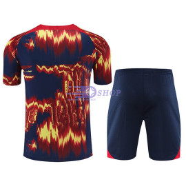 Camiseta de Entrenamiento Leipzig Azul/Rojo 2023/2024