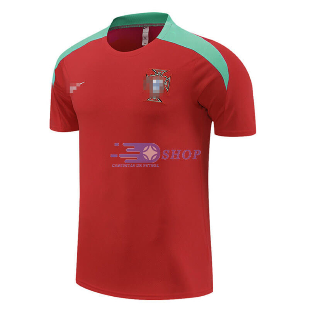Camiseta de Entrenamiento Portugal Rojo 2023