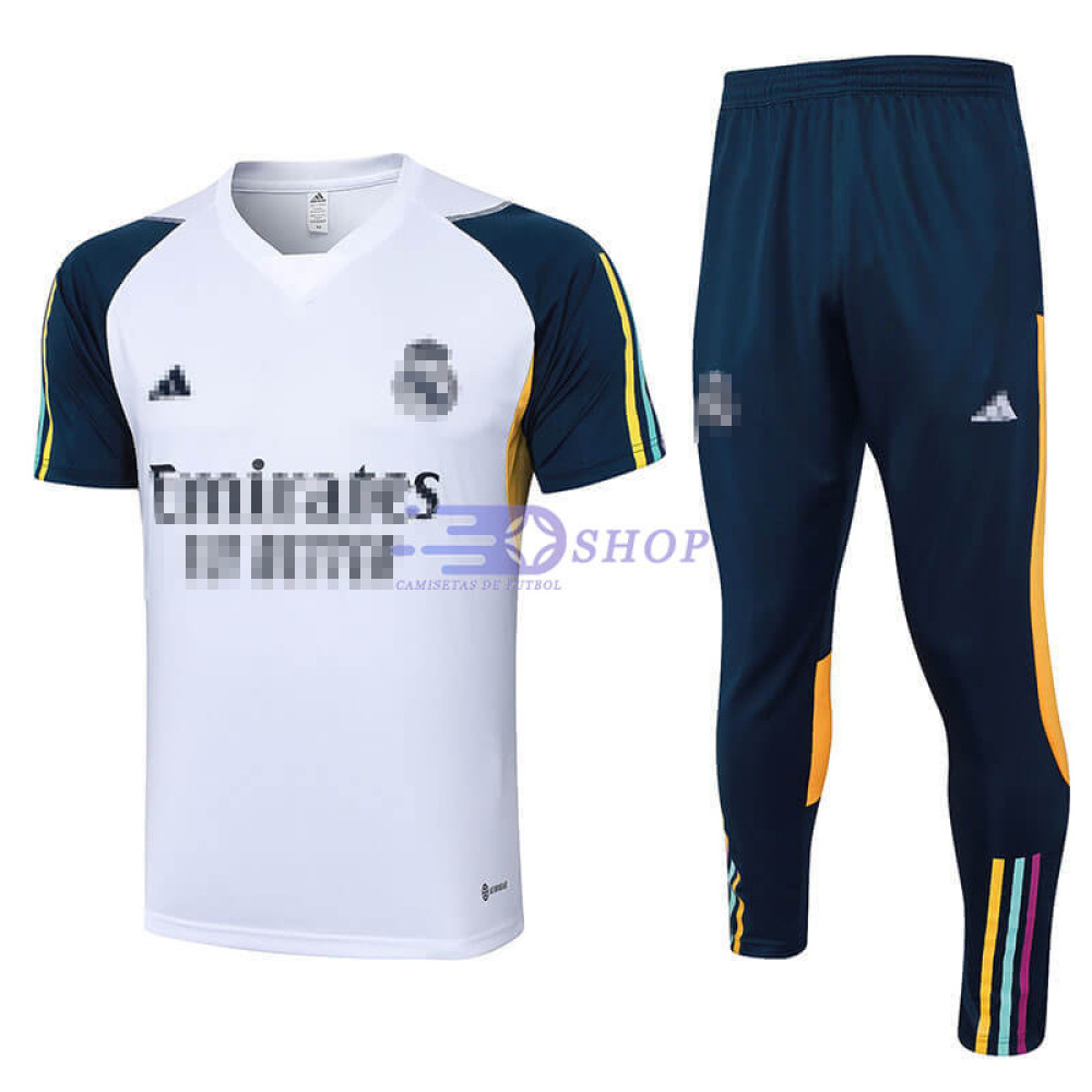 Camiseta de Entrenamiento Real Madrid Blanco 2023/2024 Kit