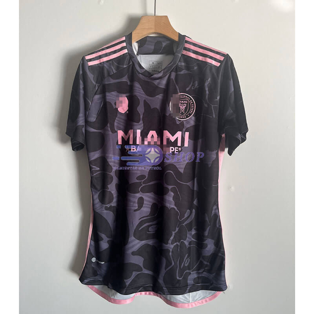 Camiseta Inter Miami Negro/Rosa 2023/2024