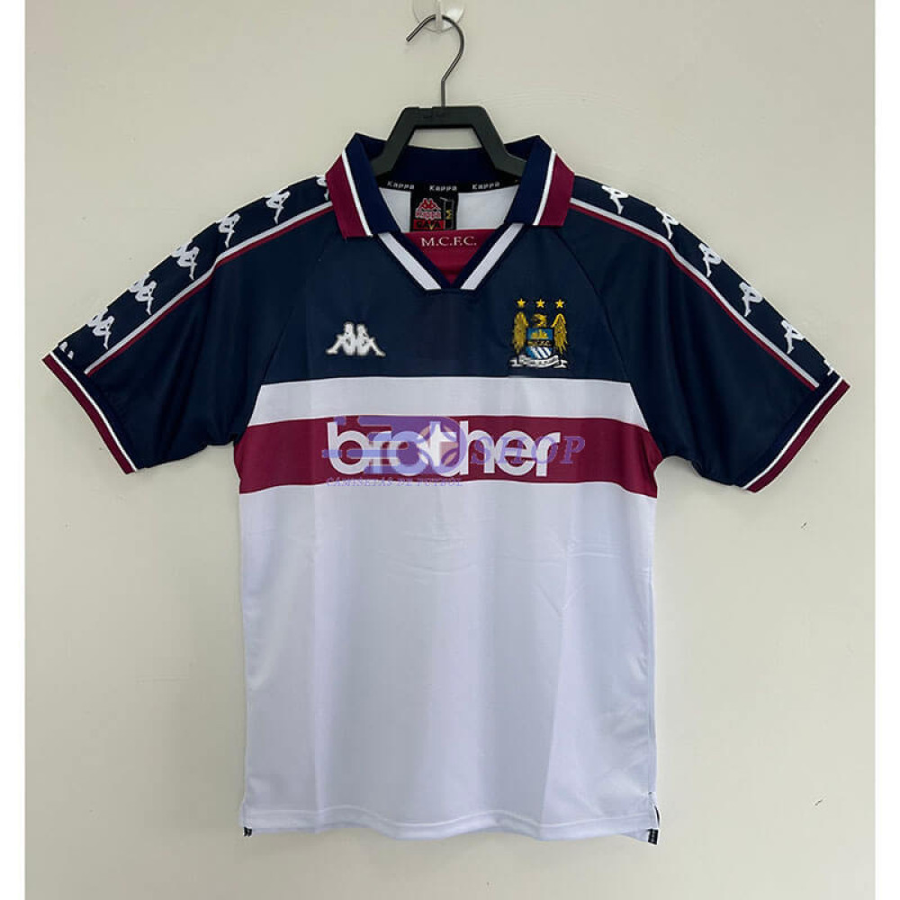 Camiseta Manchester City 1997/98 2ª Equipación Retro