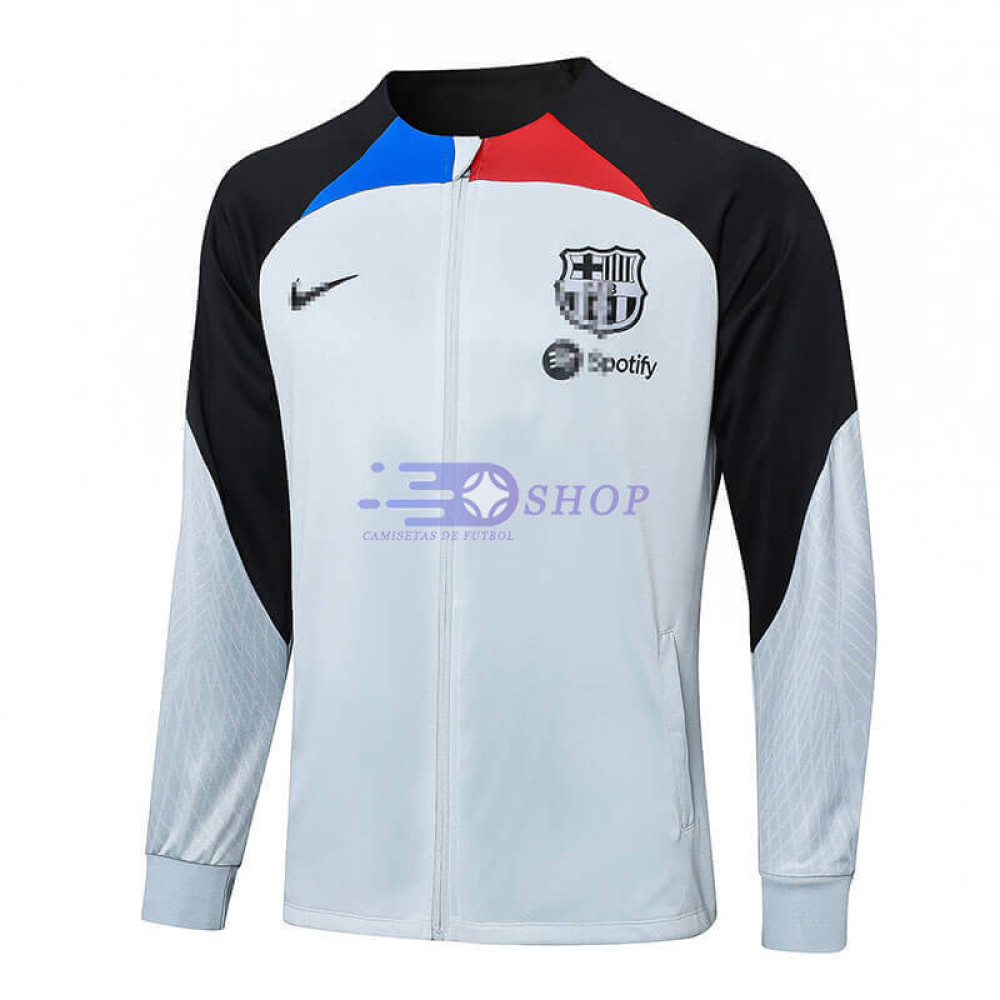 Chaqueta Barcelona Gris Claro/Negro 2023/2024