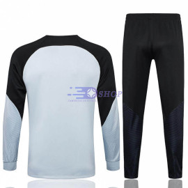 Chandal Barcelona Gris Claro/Negro 2023/2024