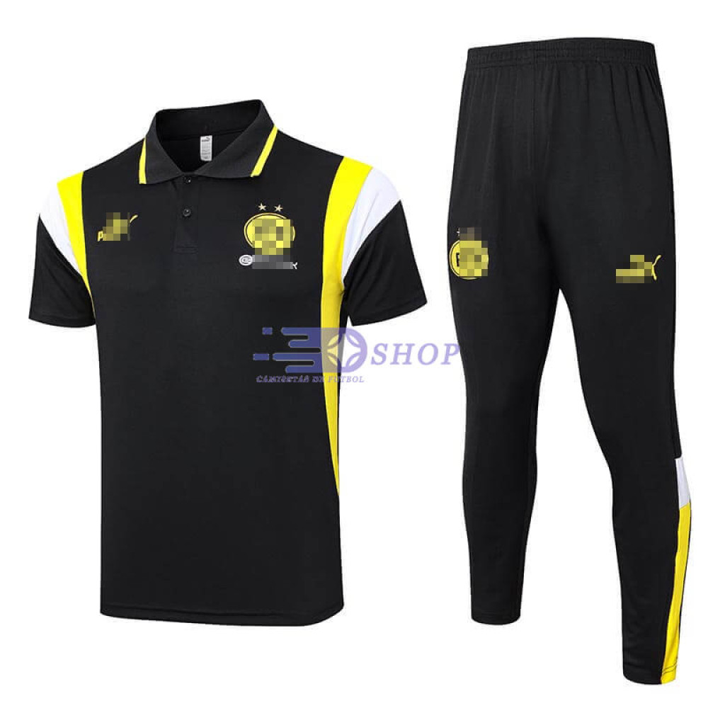 Polo Borussia Dortmund Negro 2023/2024 Kit
