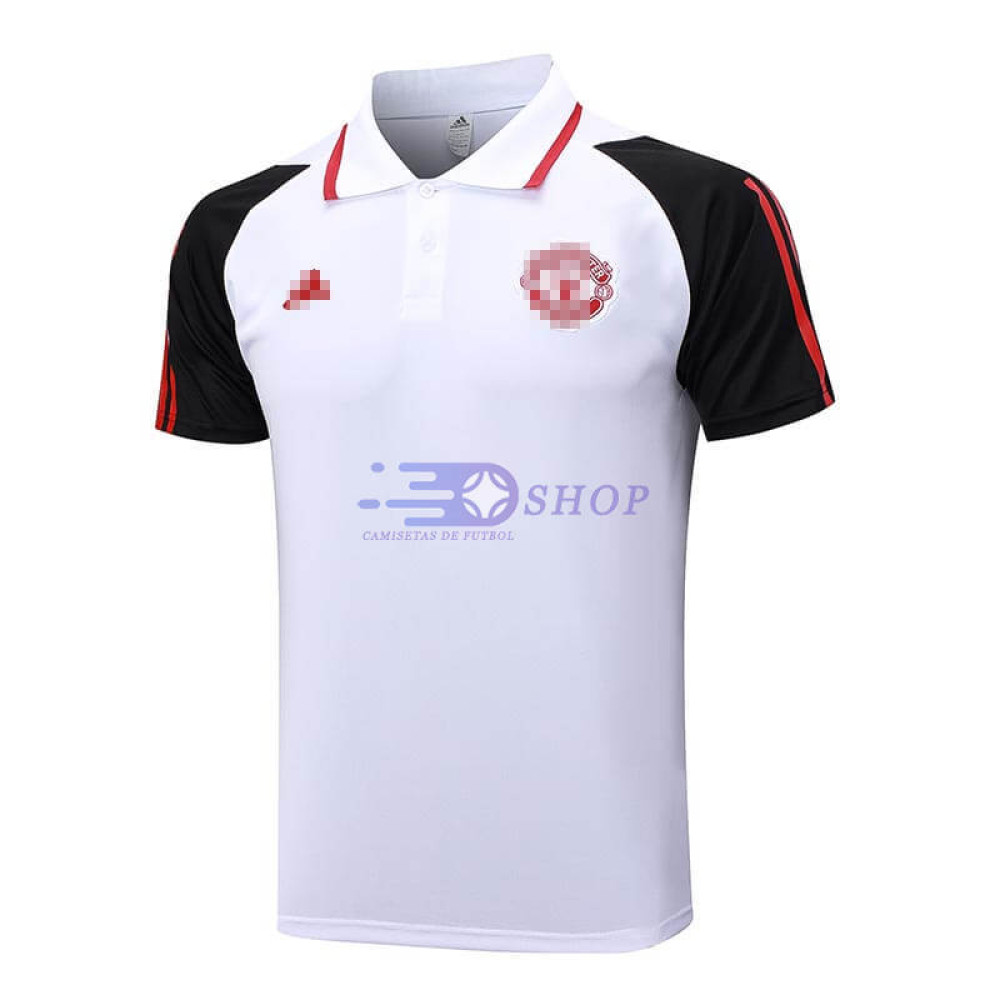 Polo Manchester United Blanco/Negro 2023/2024