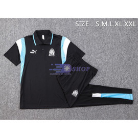 Polo Olympique Marsella Negro 2023/2024