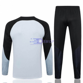  Sudadera de Entrenamiento Barcelona Gris Claro/Negro 2023/2024