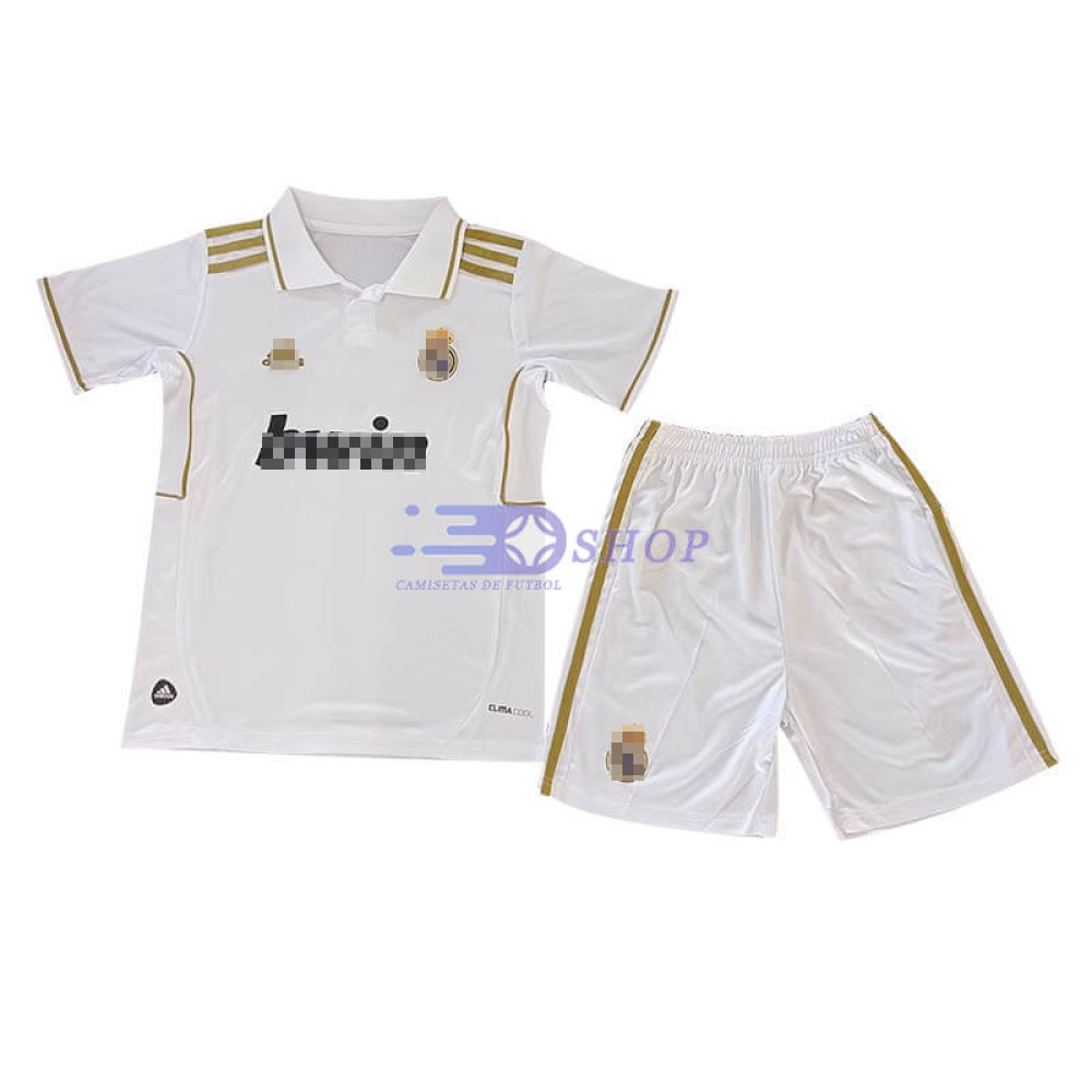 Camiseta Real Madrid 11/12 1ª Equipación Retro Niño Kit