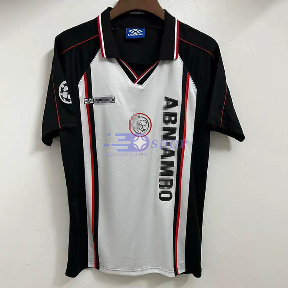 Camiseta Ajax de Ámsterdam 1998 2ª Equipación Retro