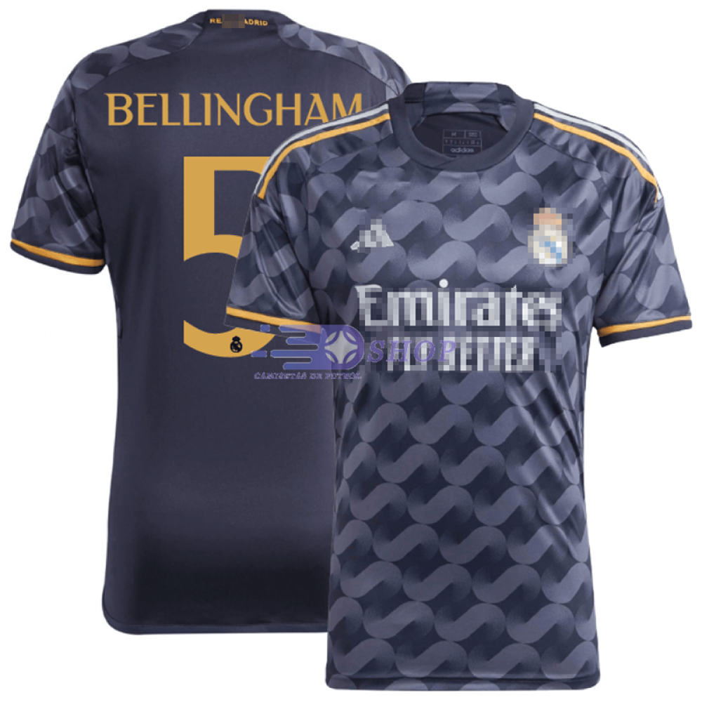 Camiseta Bellingham 5 Real Madrid 2023/2024 2ª Equipación