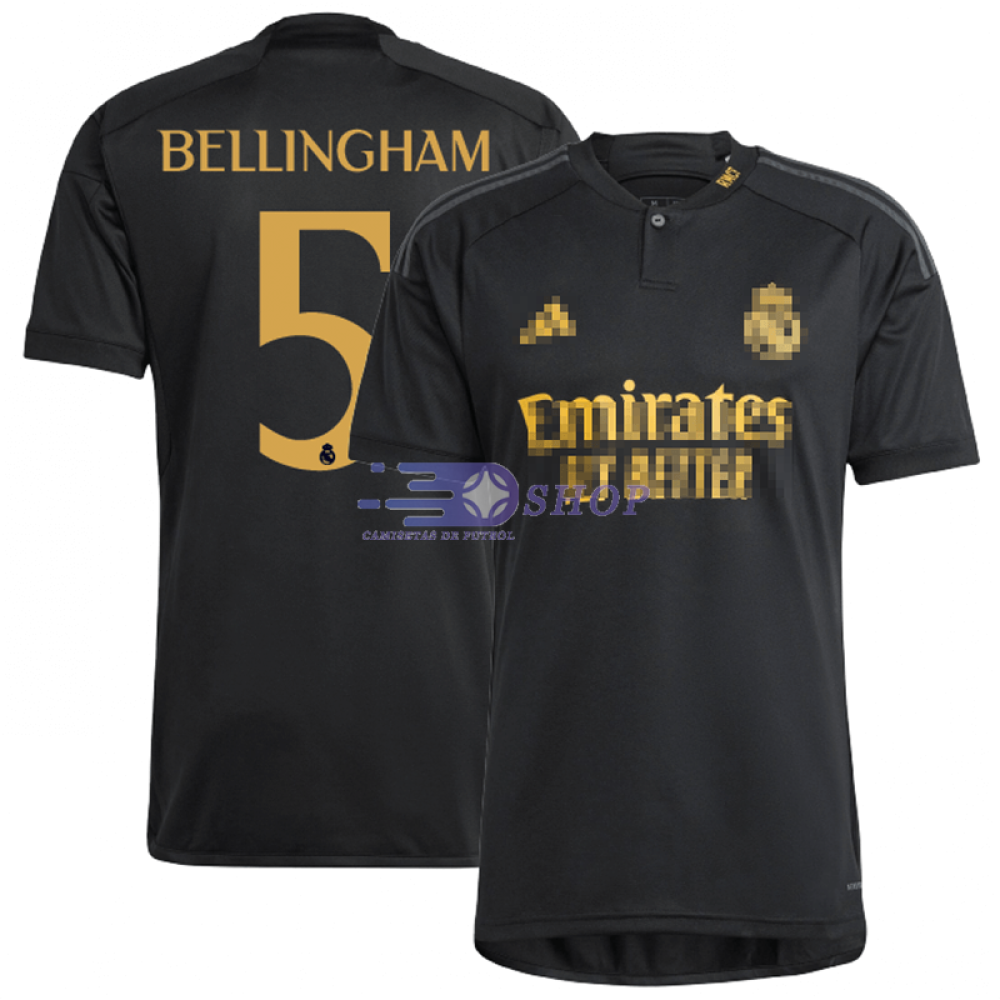 Camiseta Bellingham 5 Real Madrid 2023/2024 3ª Equipación