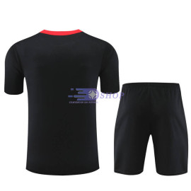 Camiseta de Entrenamiento Portugal Negro 2023 Niño Kit