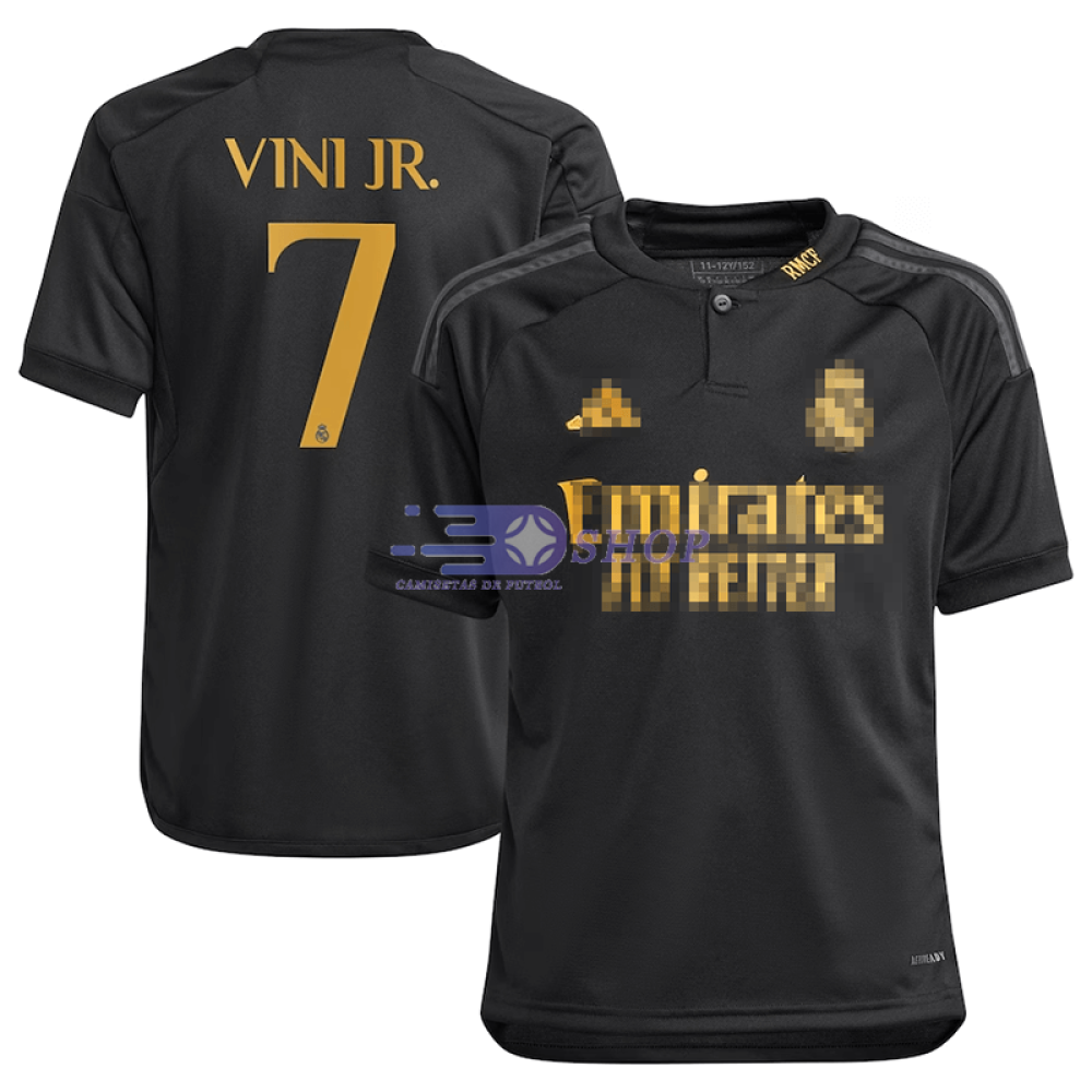 Camiseta Vini Jr. 7 Real Madrid 2023/2024 3ª Equipación