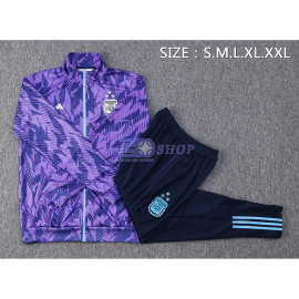 Chandal Argentina 2022 Púrpura con Estampado con 3 Estrellas