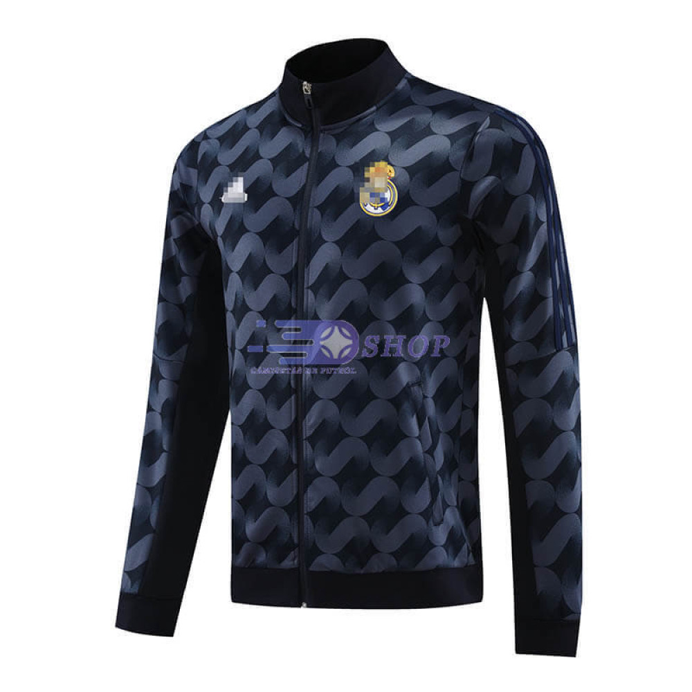 Chaqueta Real Madrid Negro/Azul Marino 2023/2024
