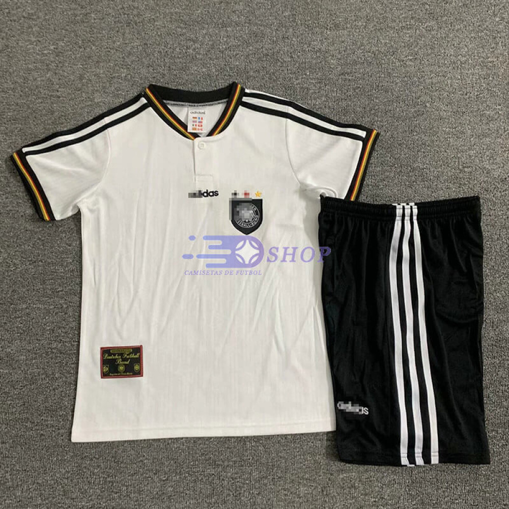 Camiseta Alemania 1996 1ª Equipación Retro Niño Kit